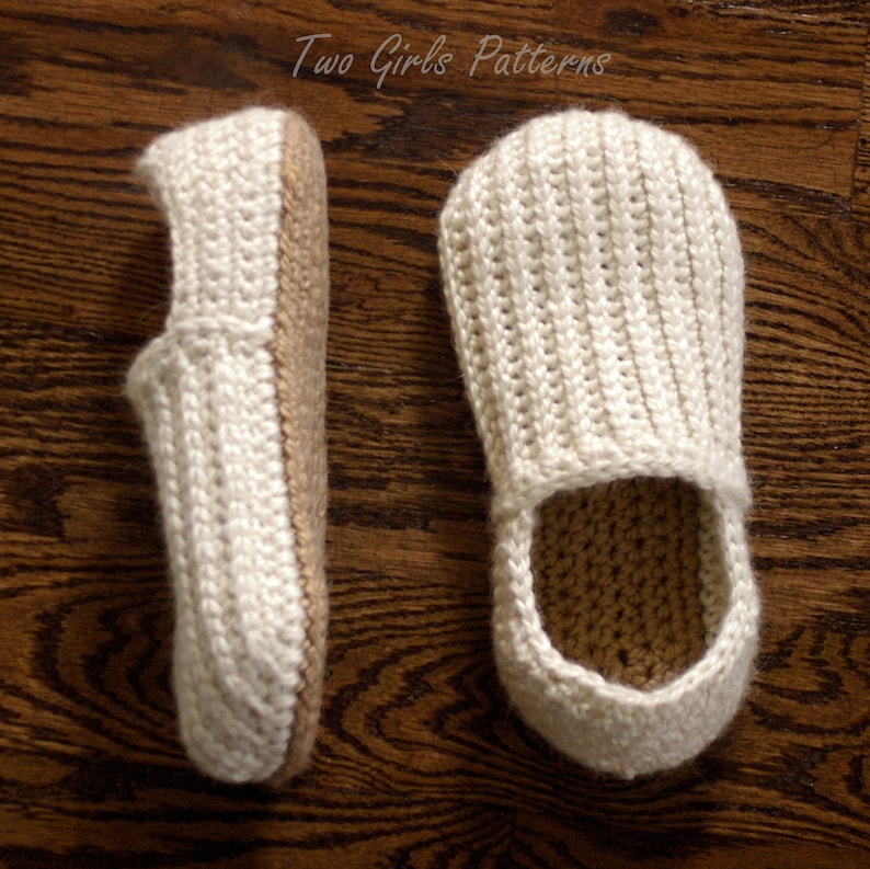 Crochet Pattern for Mens House Shoes the Lazy Day Loafers