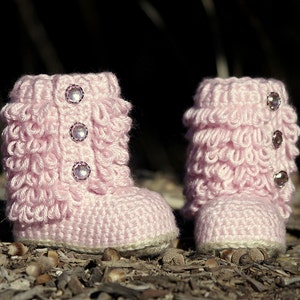Crochet Pattern Little Diva Boot TODDLER sizes 4 - 9  - Pattern number 201 Instant Download kc550