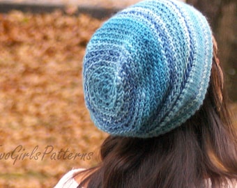 Versatile Reversible Hat Crochet Pattern - baby toddler child adult sizes included