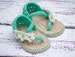 Crochet Baby Pattern Sandals - Carefree Sandals number 219 Instant Download kc550 