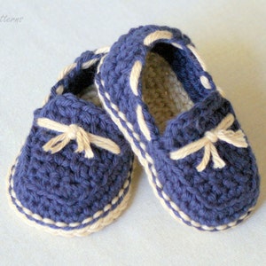 Crochet Pattern Baby boy Lil' loafers super pattern pack comes with all 4 variations pattern number 120 L image 4