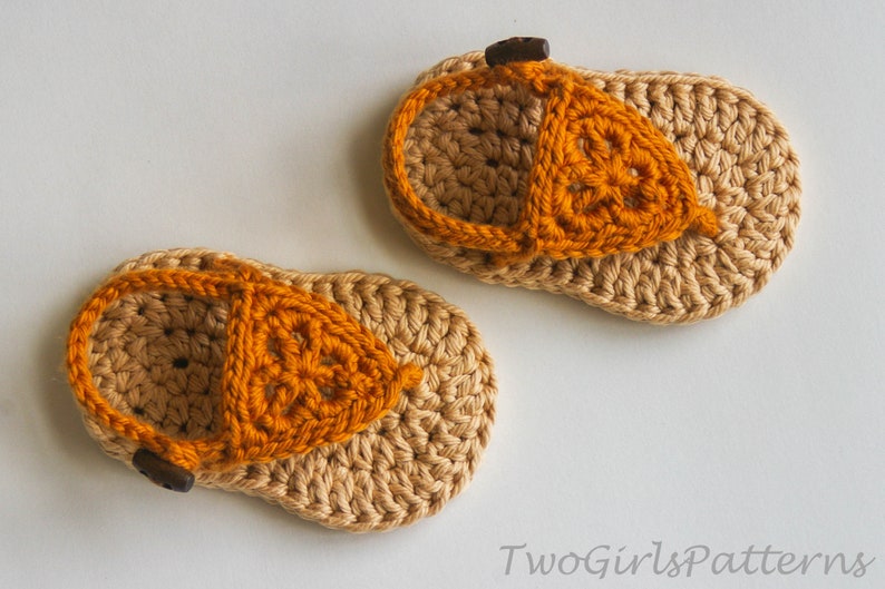 Crochet Baby Pattern Boho Sandals Crochet Pattern Baby Crochet Instant download pdf file baby sizes image 5