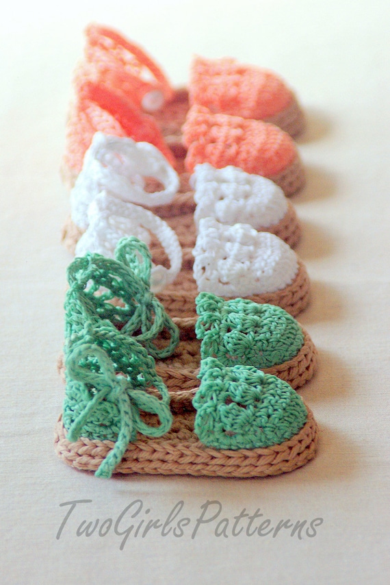 Instant download  Crochet PATTERN pdf file  Summer Sandals