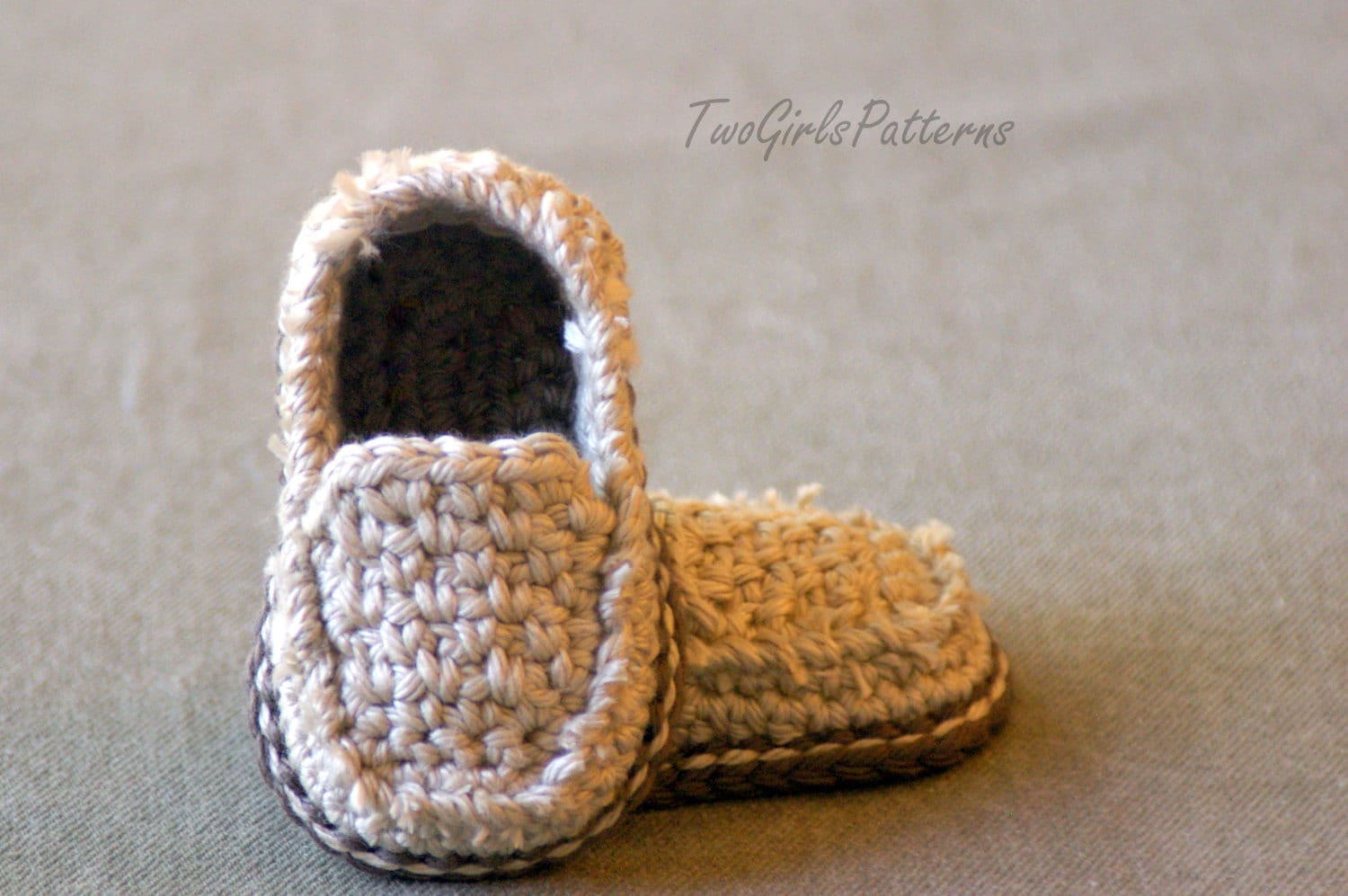 Crochet Pattern Baby Boy Lil' Loafers Super Pattern Etsy