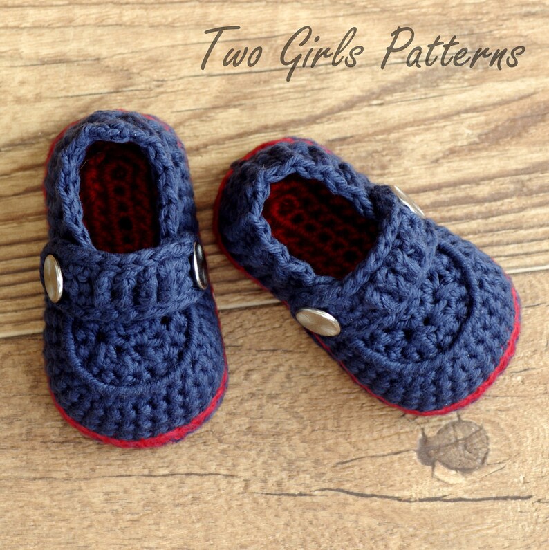 Crochet patterns  Baby Boy Boot  The Sailor   Pattern afbeelding 4