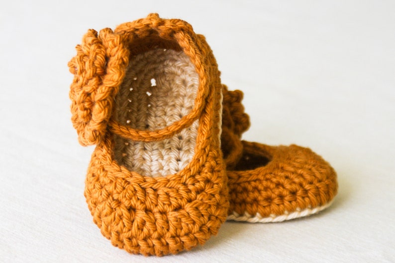 Crochet Baby Pattern  Maddie Mary Janes Crochet Pattern  afbeelding 3