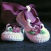 Rhonda O'Connor Gerecenseerd Crochet Baby Pattern Ballerina Ballet booties PDF - Pattern number 202 Instant Download