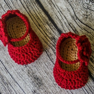 Crochet Baby Pattern Maddie Mary Janes Crochet Pattern Baby Crochet Instant download pdf file 3 baby sizes 3 strap options image 7