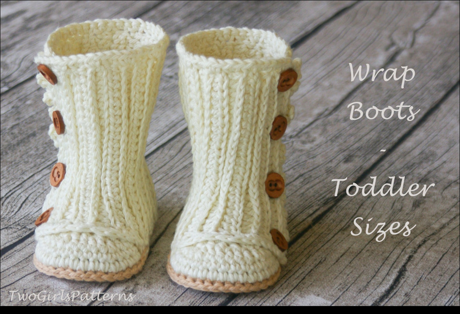 Crochet Pattern #125 Toddler Wrap Boot - Instant Download - PDF - Etsy