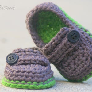 Crochet Pattern Baby boy Lil' loafers super pattern pack comes with all 4 variations pattern number 120 L image 3