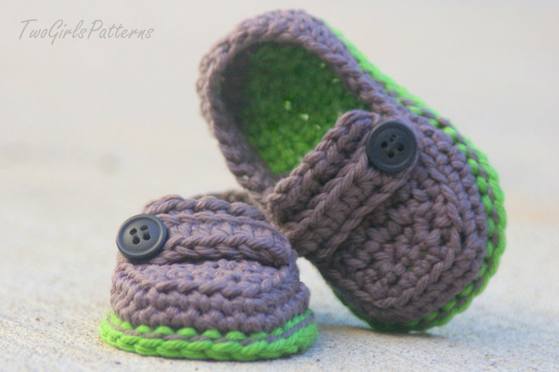 Crochet Pattern Baby boy Lil' loafers super pattern pack comes with all 4 variations pattern number 120 L image 3