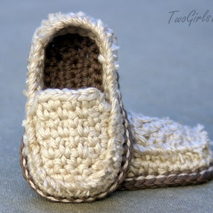 CROCHET PATTERN 120 Baby Lil' loafers pattern pack comes with all 4 variations baby button loafer, boat shoe, modern casual loafers L image 2