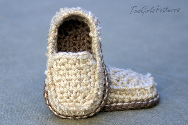 CROCHET PATTERN 120 Baby Lil' loafers pattern pack comes with all 4 variations baby button loafer, boat shoe, modern casual loafers L image 2
