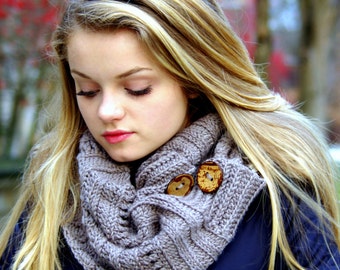 Crochet Pattern - Cameron Crochet Cowl - Unisex - Knit look crochet - 3 sizes - toddler child adult - Instant Download - pattern 221  kc550