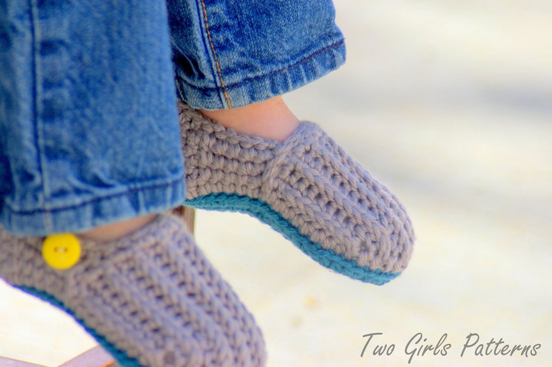 CROCHET PATTERN 115 Crochet Pattern for Jake Loafers Toddler Sizes 4-9 Toddler shoe pattern Instant Download pdf L 画像 3