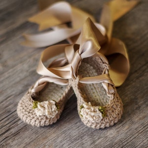 Baby Girl Bridal Shoe Pattern