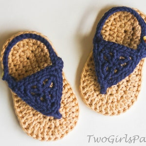 Crochet Baby Pattern Boho Sandals Crochet Pattern Baby Crochet Instant download pdf file baby sizes image 3