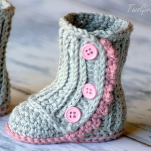 Crochet Pattern 112 Baby Wrap Boot Instant Download PDF L image 5