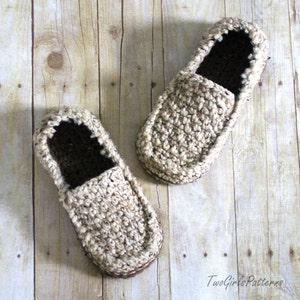 Crochet Pattern for Super Pack of Mens Loafers Crochet Pattern 122 Instant Download L image 1