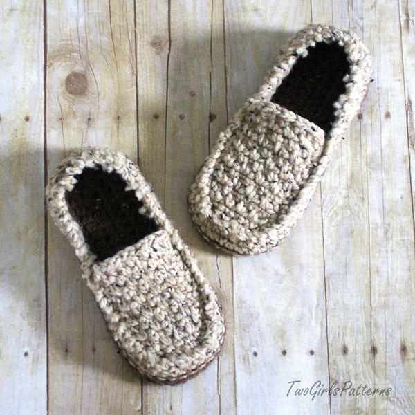 Crochet Pattern for Super Pack of Mens Loafers - Crochet Pattern 122 - Instant Download L