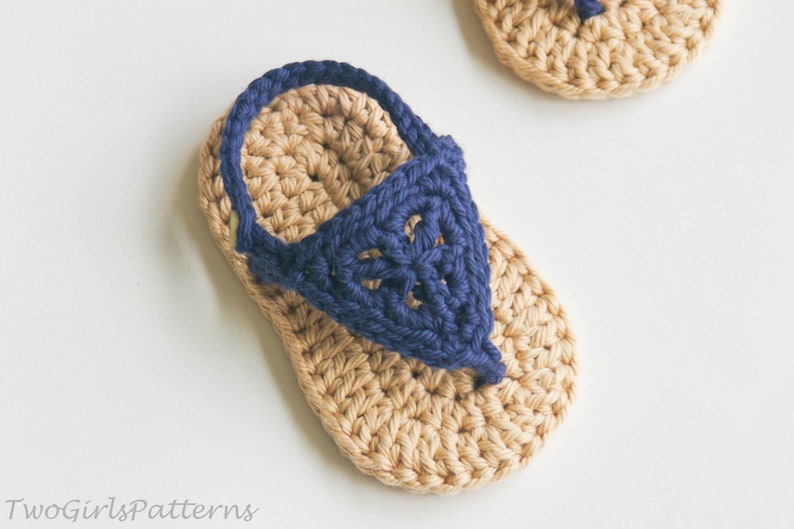 Crochet Baby Pattern Boho Sandals Crochet Pattern Baby Crochet Instant download pdf file baby sizes image 9