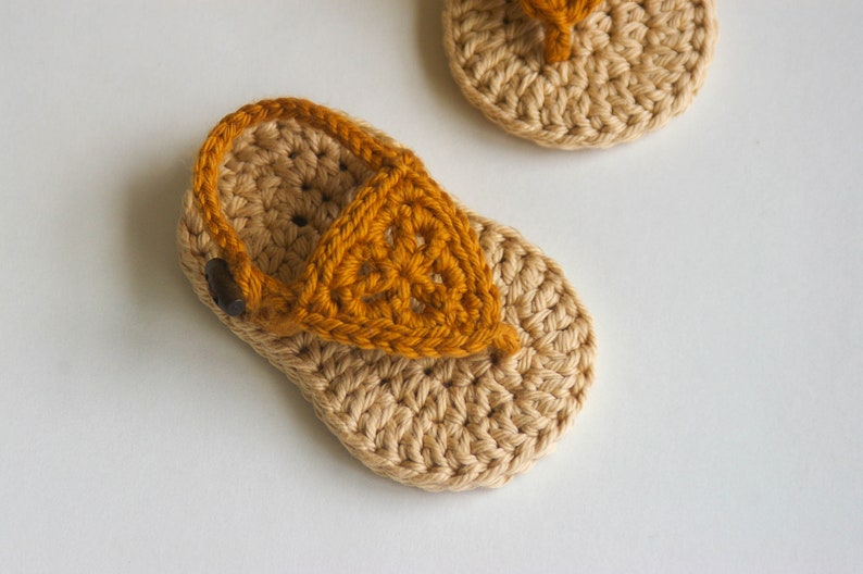 Crochet Baby Pattern Boho Sandals Crochet Pattern Baby Crochet Instant download pdf file baby sizes image 7