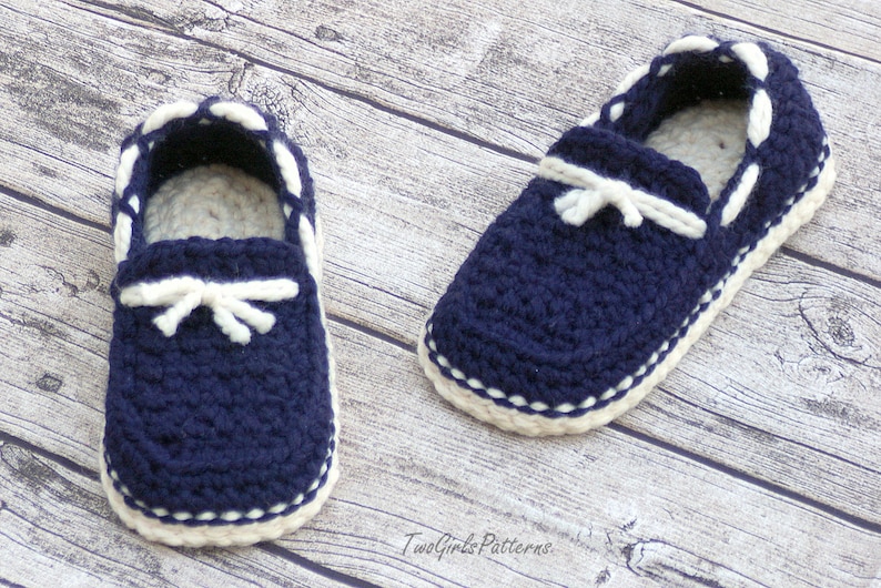 Crochet Pattern for Super Pack of Mens Loafers Crochet Pattern 122 Instant Download L image 3