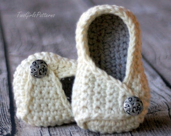 Haakpatroon - Instant Download - jongen - meisje - Baby Wrap Shoe -Payton Shoe - PDF - Baby Booty patroon - babyschoenpatroon