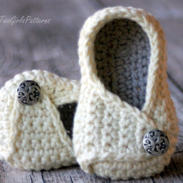 Crochet Pattern - Instant Download - boy - girl - Baby Wrap Shoe -Payton Shoe - PDF - Baby Booty pattern - baby shoe pattern