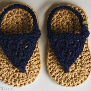 Crochet Baby Pattern Boho Sandals Crochet Pattern Baby Crochet Instant download pdf file baby sizes image 4