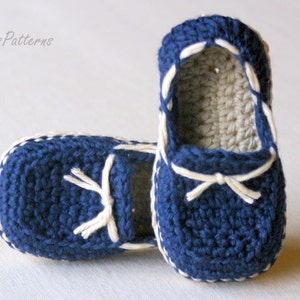 Crochet Pattern Toddler Sizes Loafers Super Pattern Pack comes with all 4 variations Includes USA Toddler Sizes 4,5,6,7,8,9 L imagem 5