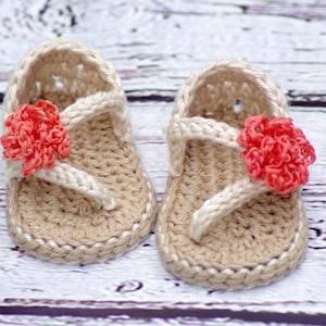 Crochet Baby Pattern Sandals Carefree Sandals Quick and fast crochet pattern Two Girls Patterns kc550 image 4