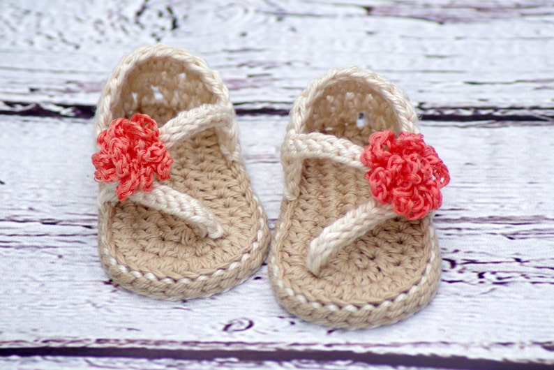 Crochet Baby Pattern Sandals Carefree Sandals number 219 Instant Download kc550 image 3