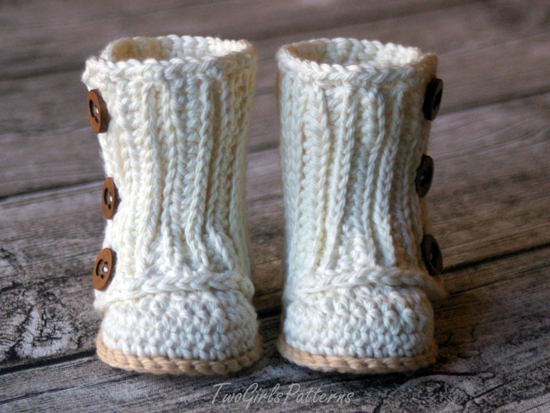 Crochet Pattern 112 Baby Wrap Boot Instant Download PDF L image 2