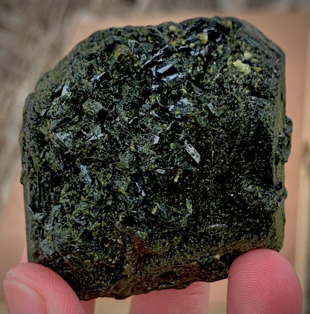 Natural Green Color Epidote Crystal Bunch From Pakistan - Etsy