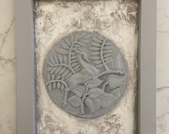 Art Deco Hand Sculpted Wall Decor