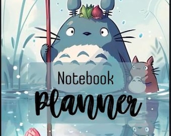 Undated Totoro Planner for Anime Lovers (Digital Download)