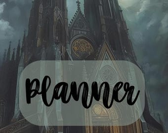 Undated Gothic Planner (digital)