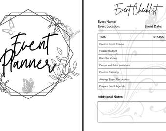 Simple Event Planner Checklist (Digital Download)