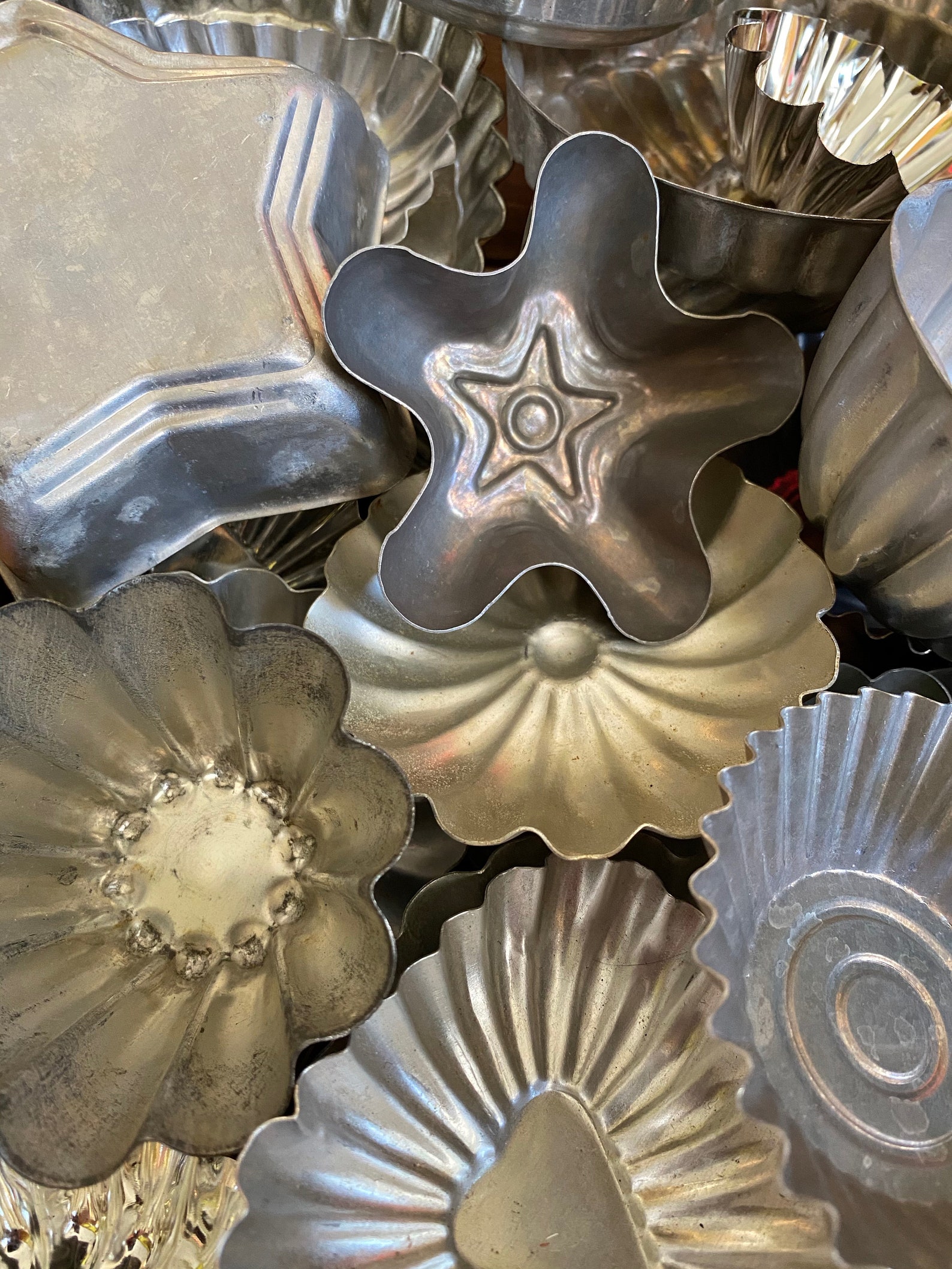 Sandbakkelse Tart Tins / Vintage Wax Mold / Choose Shape & Etsy