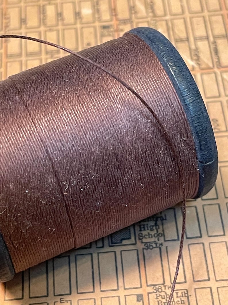 Hilo para botones y alfombras de alta resistencia: Cordón utilitario vintage resistente, 5 yardas. imagen 14