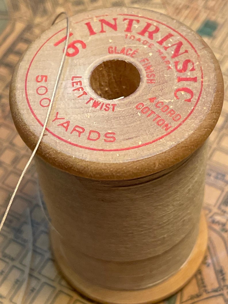 Hilo para botones y alfombras de alta resistencia: Cordón utilitario vintage resistente, 5 yardas. imagen 15