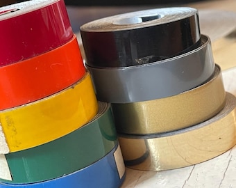 Vintage Dymo® 1/2" Embossing Tape | Label Maker Refill | Original & Compatible Old Stock | Choice of Color