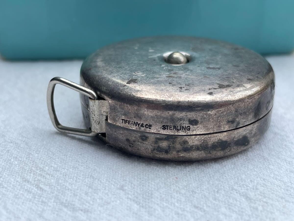 TEFFANYアンティーク　シルバーTape measure Tiffany & Co Sterling Silver Measuring Tape (rare Lufkin Collab