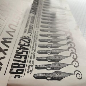 Speedball Kalligraphie-Federn (New Old Stock)
