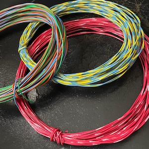 5 yards of Ma Bells telephone wire, 24 Awg, circa 1981