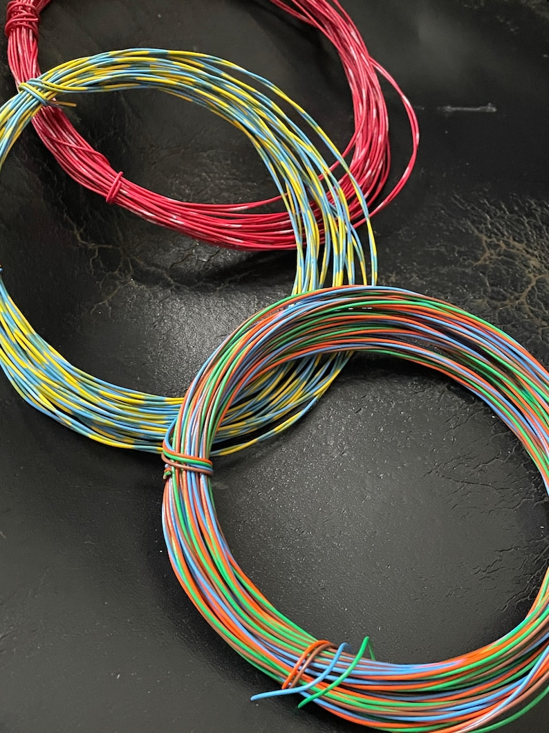5 yards de fil téléphonique Ma Bells, calibre 24 AWG, vers 1981 image 7