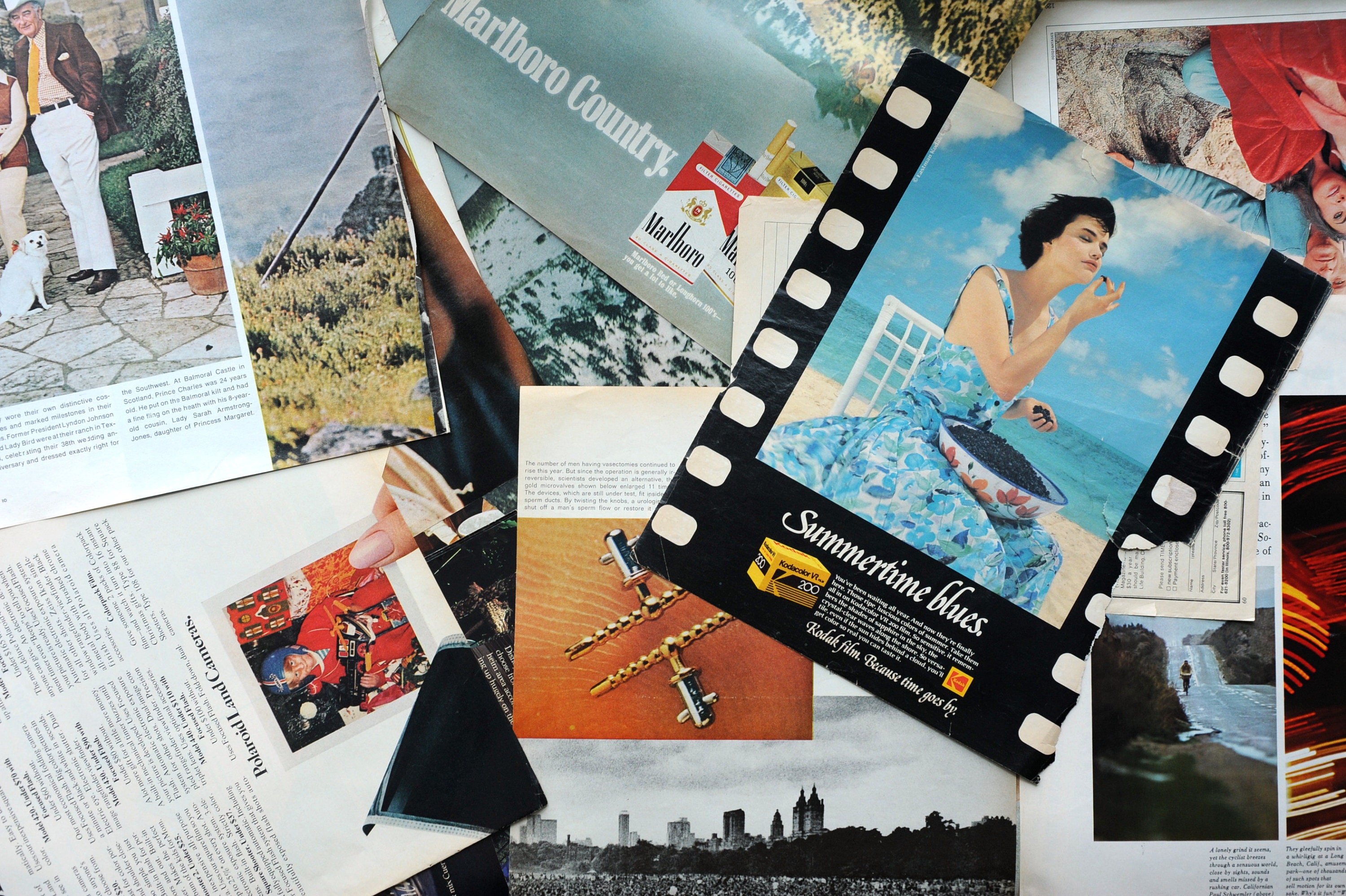 ✽ ♡ DIY OLD MAGAZINE COLLAGE✽ ♡ 