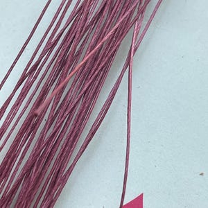 Hilo para botones y alfombras de alta resistencia: Cordón utilitario vintage resistente, 5 yardas. Raspberry