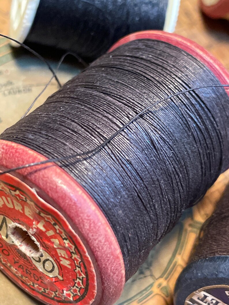 Hilo para botones y alfombras de alta resistencia: Cordón utilitario vintage resistente, 5 yardas. imagen 11